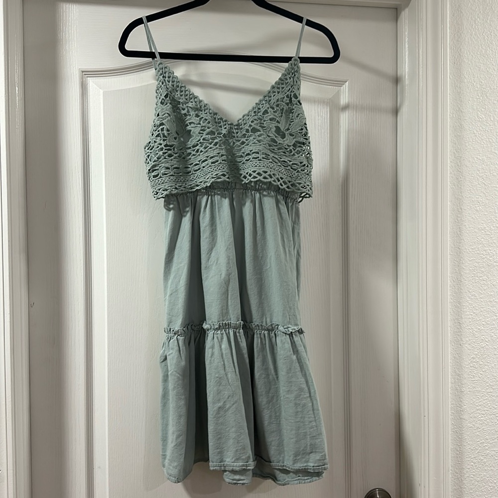PatPat Seafoam Crochet Dress